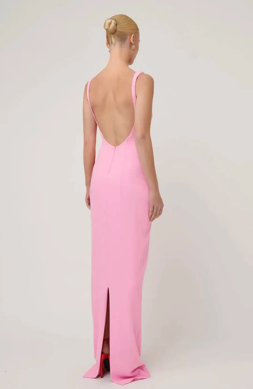Effie Kats Verona Gown Fairy Floss Pink Size 10 for rent on The Volte - main image