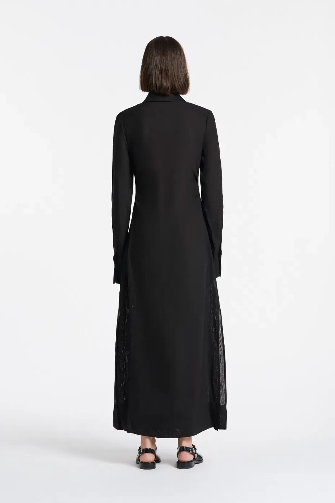 Sir The Label Clemence Shirt Dress Black Size 2 / AU 10 for rent on The Volte - main image