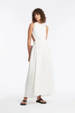 Sir The Label Alena Maxi Dress Ivory Size 3 / AU 12  for rent on The Volte - image 3
