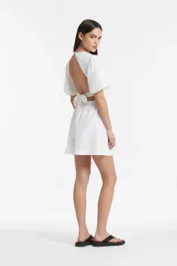 Sir The Label Franc Open Back Mini Dress White Size 0 / AU 6  for rent on The Volte - image 4