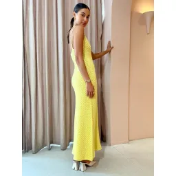 Bec & Bridge Effie Knit Key Maxi Dress in Yellow Size L / AU 12 for rent on The Volte - image 2