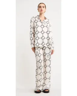 Roame Ria Pant In Nautique Print Size 1 / AU 8 for rent on The Volte - image 1