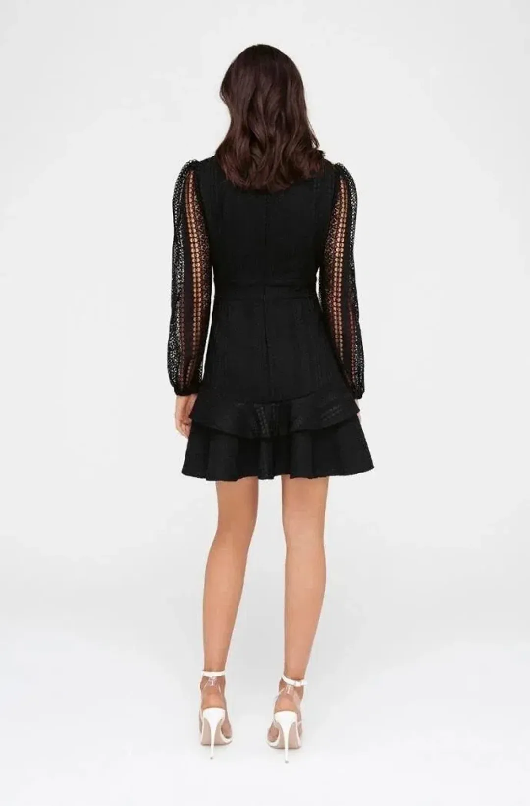 Sheike New Orleans Lace Dress Black Size 8 for rent on The Volte - main image