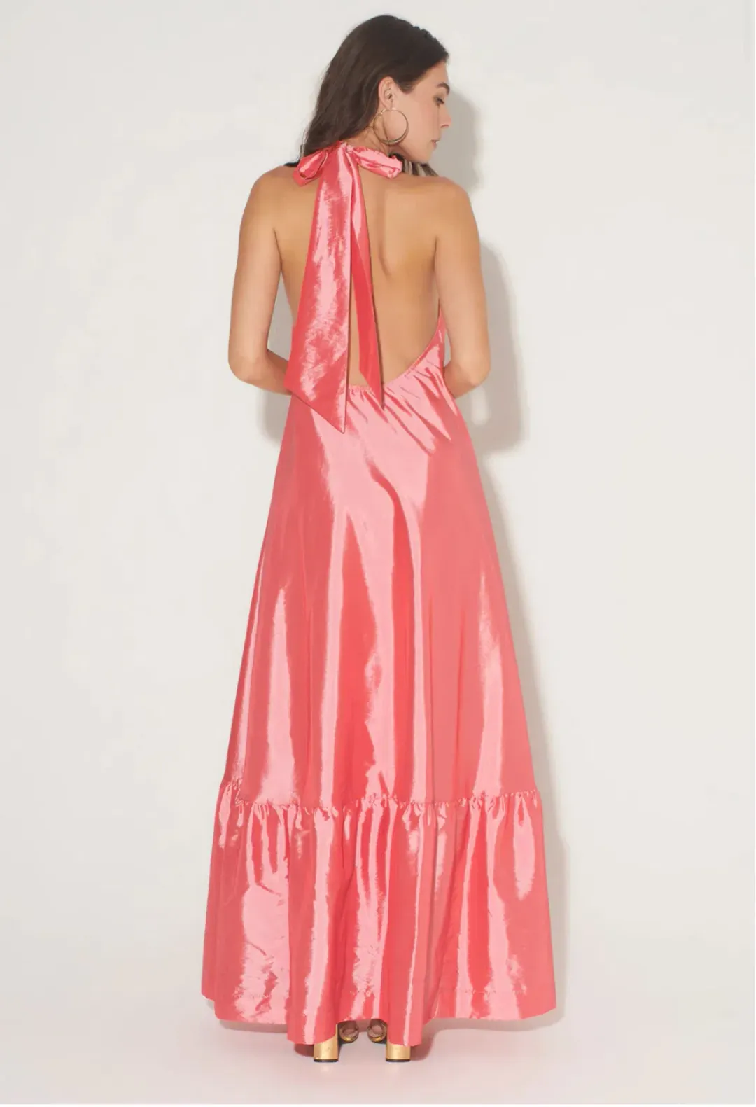 Hansen & Gretel Gateau Gown Watermelon Size M / AU 8 for rent on The Volte - main image