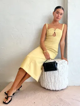 Camilla & Marc Brixton Dress Mustard Yellow Size 8 for rent on The Volte - image 3