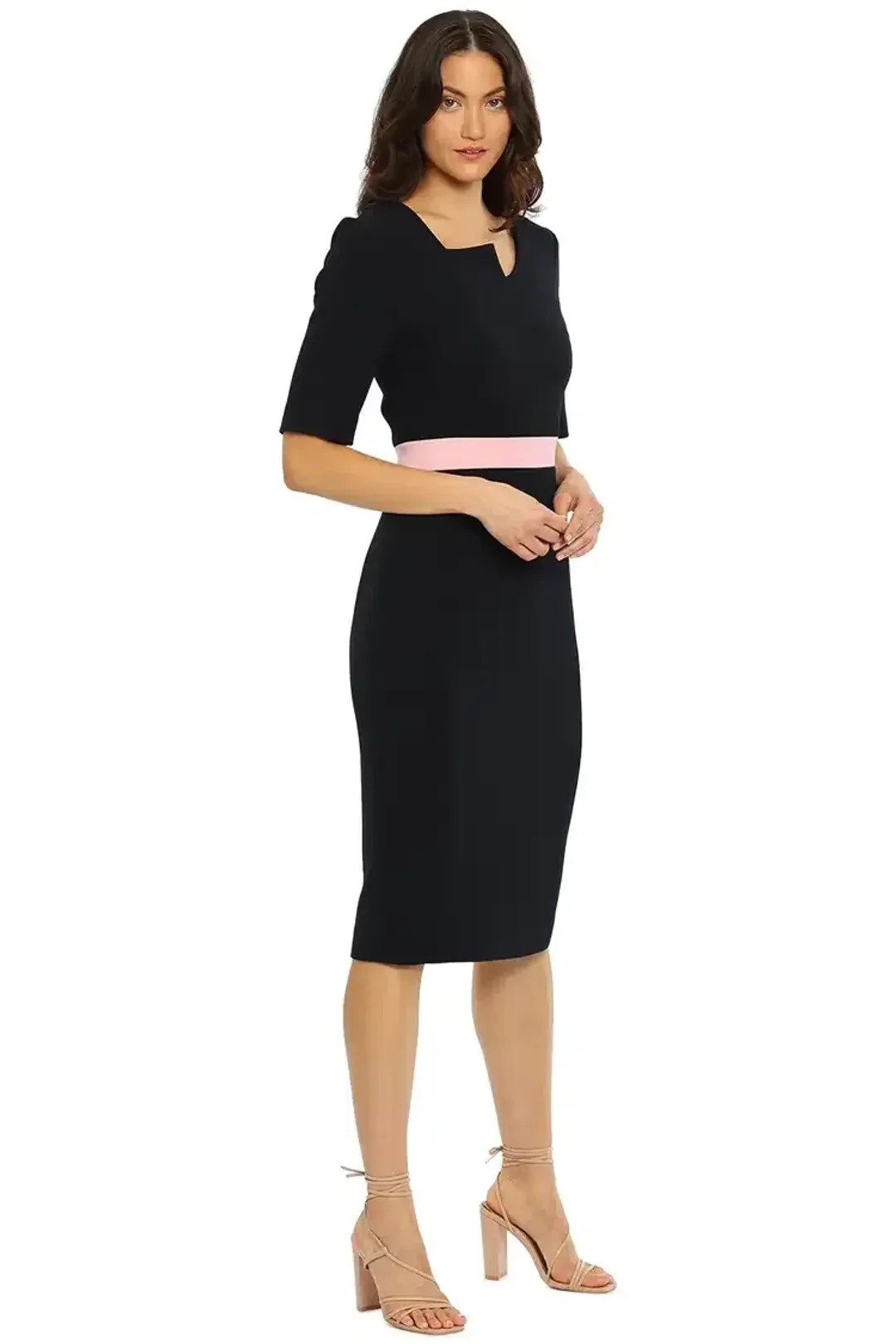 Karen Gee Abstraction Dress in Black Size 8 for rent on The Volte - main image