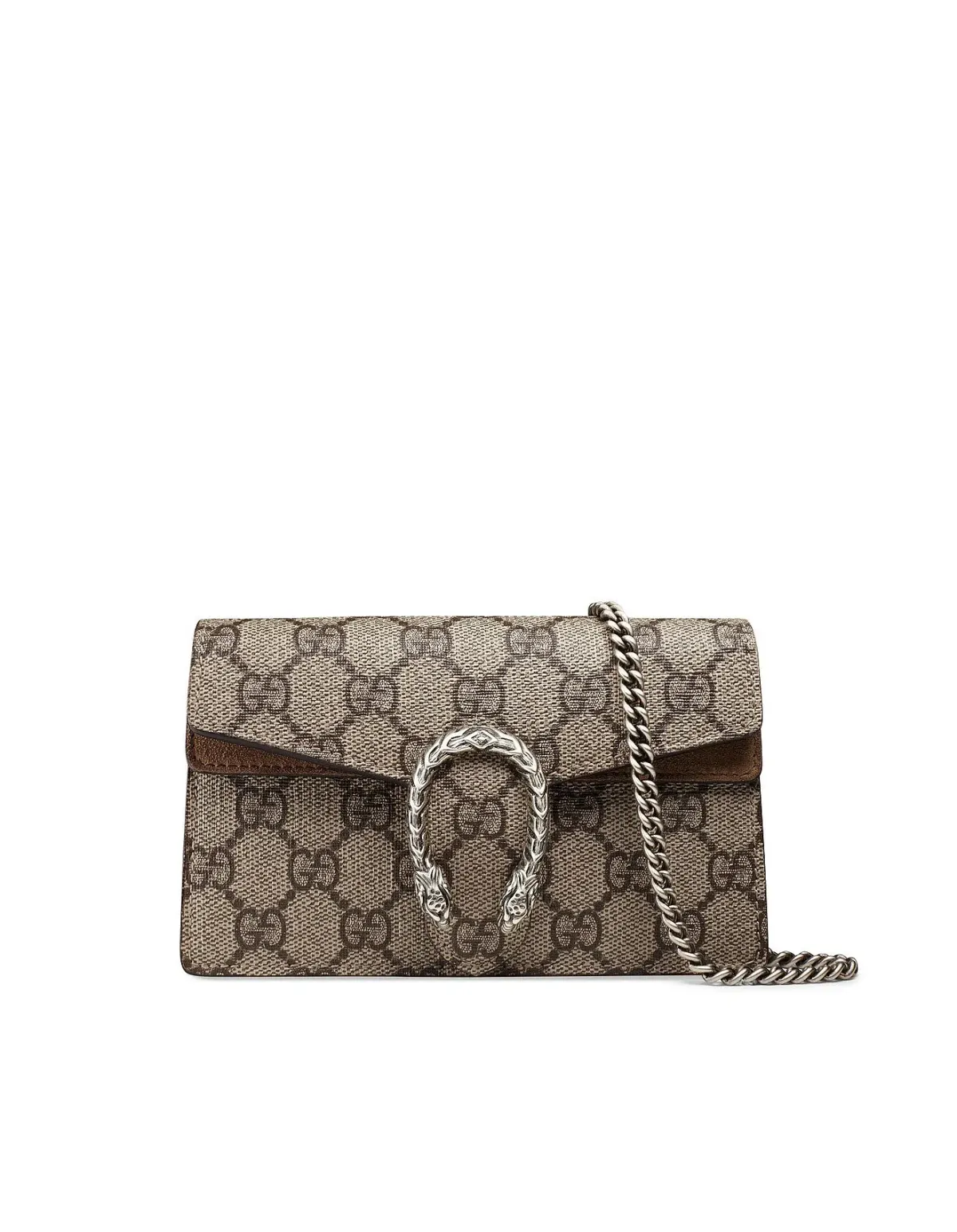 Gucci Dionysus GG Supreme Super Mini Bag Beige for rent on The Volte - main image