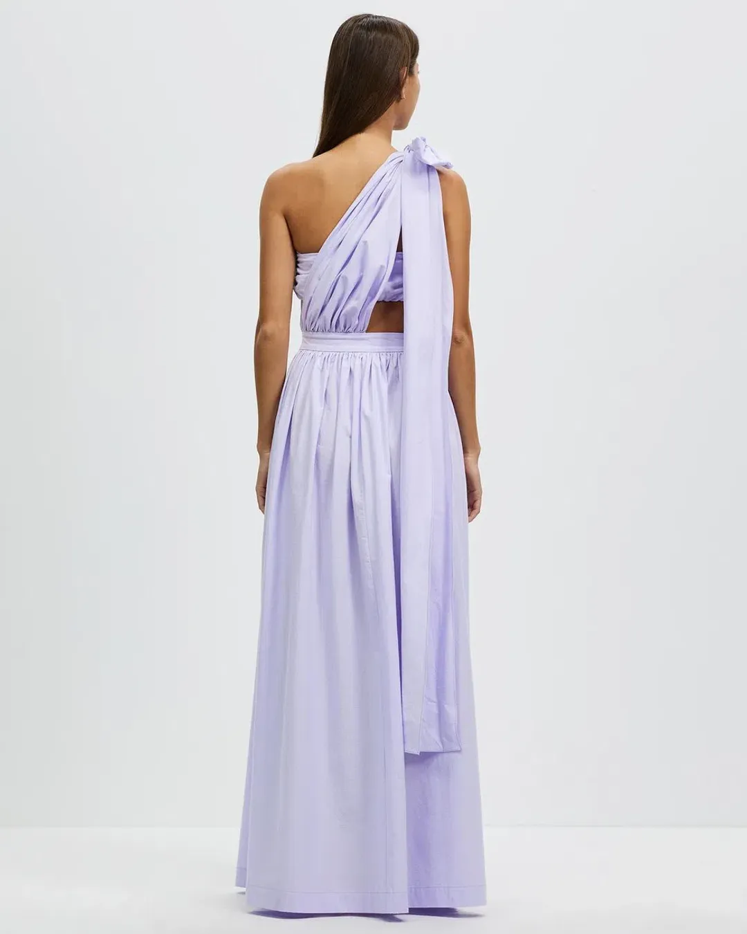 Bondi Born St Tropez Long Dress in Lavender Size XS for rent on The Volte - main image