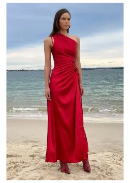 Sonya Moda Nour Maxi Dress Scarlett Red Size 6 for rent on The Volte - image 1