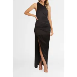 Camilla and Marc Selar Draped Dress Black Size 6 for rent on The Volte - image 2