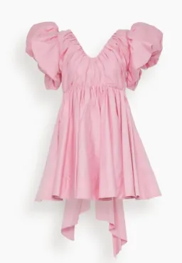 Aje Gretta Bow Back Mini Dress Ballet Pink Size 8 for rent on The Volte - image 5