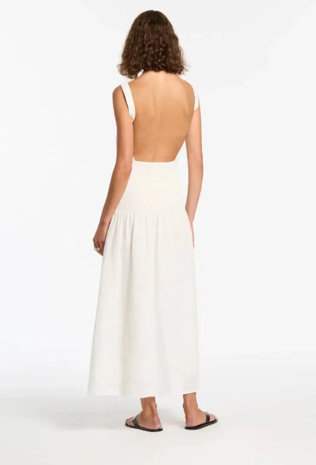 Sir The Label Lorena Maxi Dress White Size 0 / AU 6 for rent on The Volte - main image