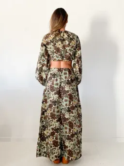 Sir The Label Constantine Gathered Top & Skirt Set Floral Size 2 / AU 10 for rent on The Volte - image 3
