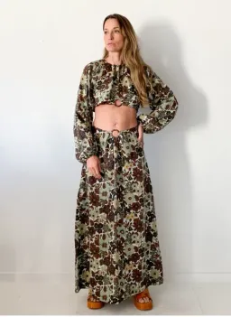 Sir The Label Constantine Gathered Top & Skirt Set Floral Size 2 / AU 10 for rent on The Volte - image 4