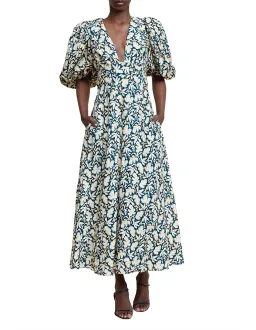 Acler Hamilton Midi Dress Floral for rent on The Volte - image 1