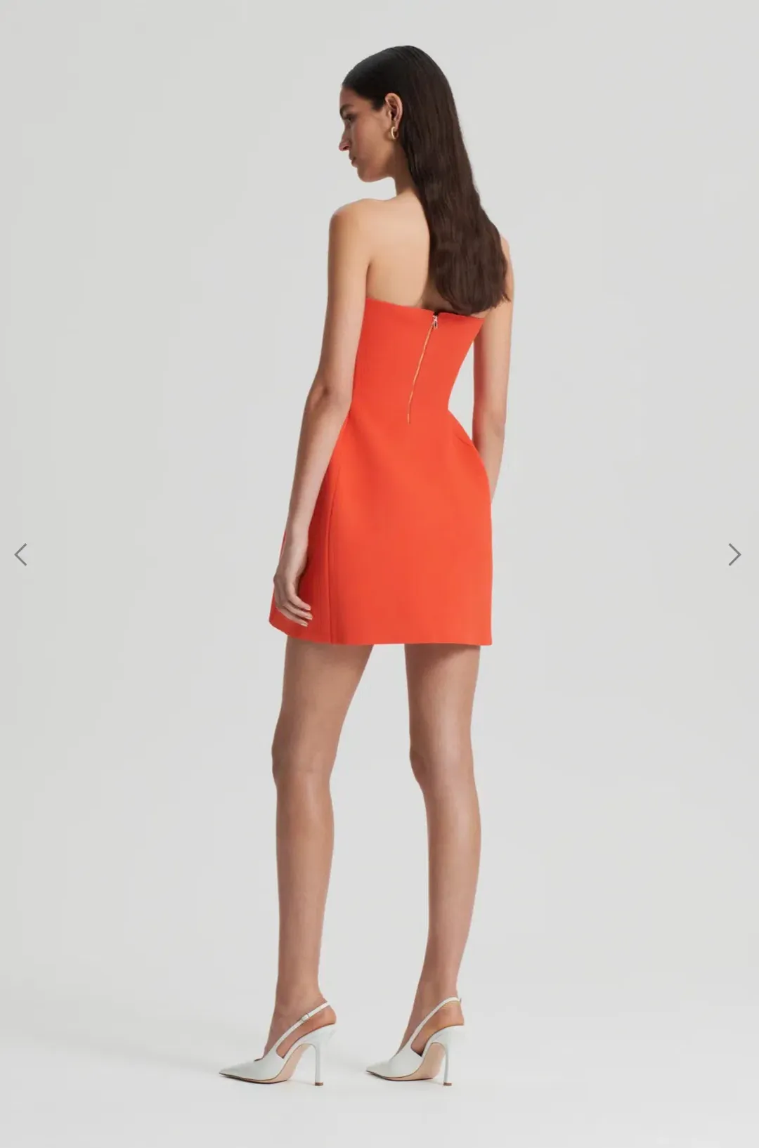 Scanlan Theodore crepe knit peplum dress for rent on The Volte - main image
