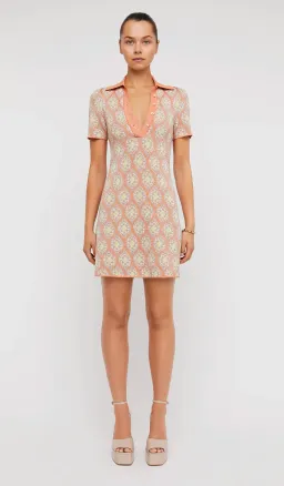 Scanlan Theodore The Knit Brocade Dress Print Size 6 for rent on The Volte - image 1