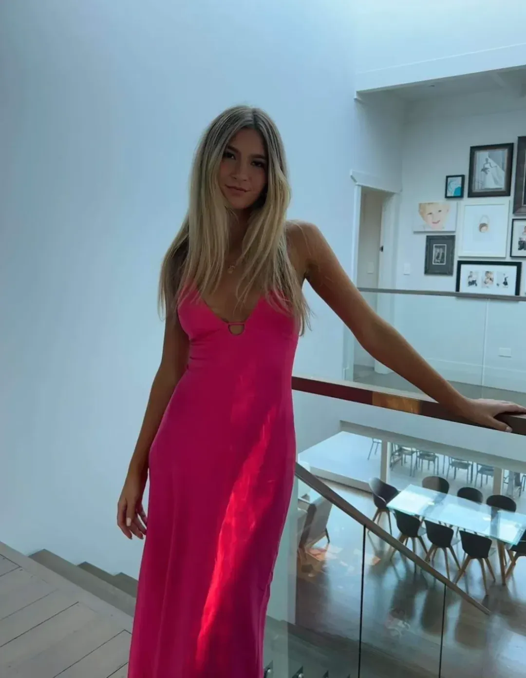 Manning Cartell Time To Shine Slip Dress Pink Size 8 for rent on The Volte - main image