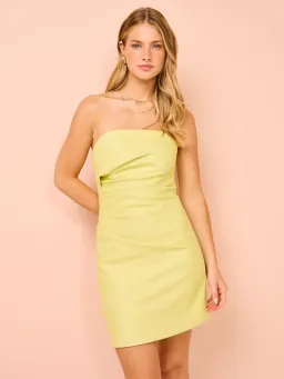 Manning Cartell Love Blossoms Raffia Mini Dress Yellow Size 4 for rent on The Volte - image 3