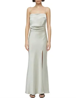 Bec & Bridge Nadia Square Neckline Tuck Detailing Maxi Dress Ecru Size 10 for rent on The Volte - image 1
