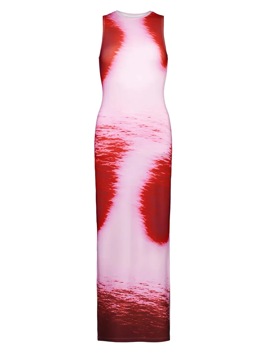 With Harper Lu Racer Dress Isola Ocean Pink Multi Size 8 for rent on The Volte - main image