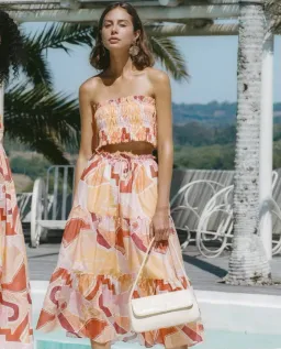 Steele Paradise Top & Yolanda Skirt Set Multi Size 10 for rent on The Volte - image 3