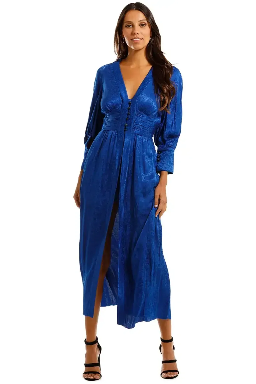 KITX Slinky Dress in Blue Size 8 for rent on The Volte - main image