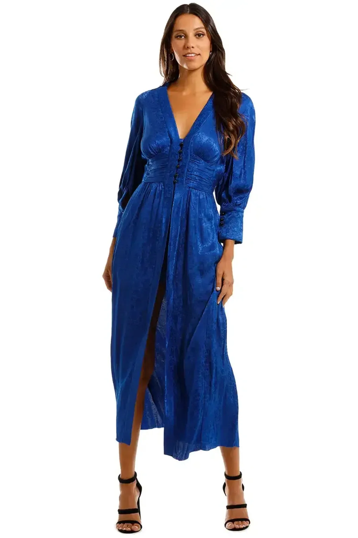 KITX Slinky Dress in Blue Size 8 for rent on The Volte - main image