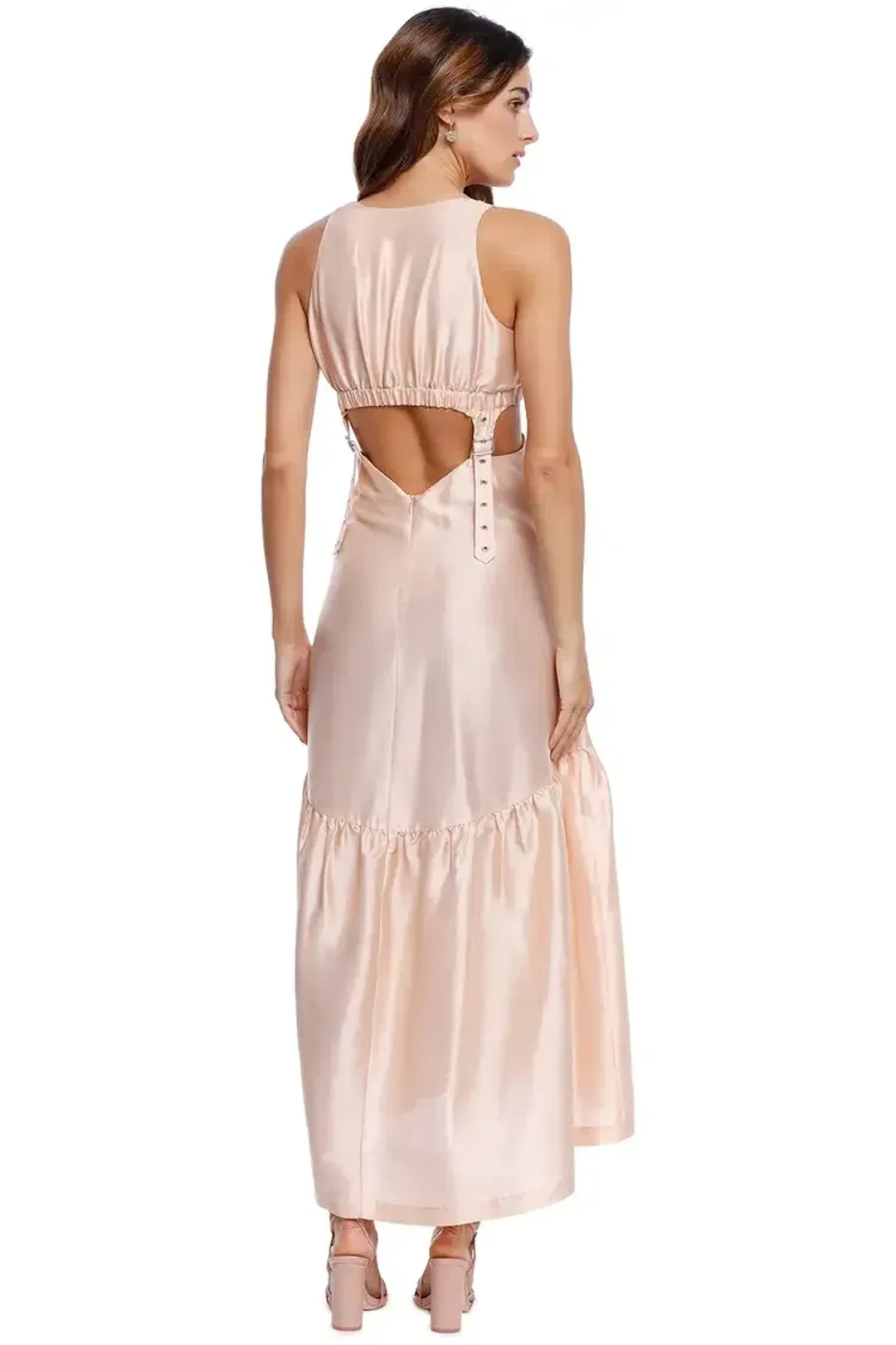 KITX Suspended Dress in Foundation Pink Size 12 for rent on The Volte - main image