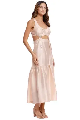 KITX Suspended Dress in Foundation Pink Size 12 for rent on The Volte - image 2