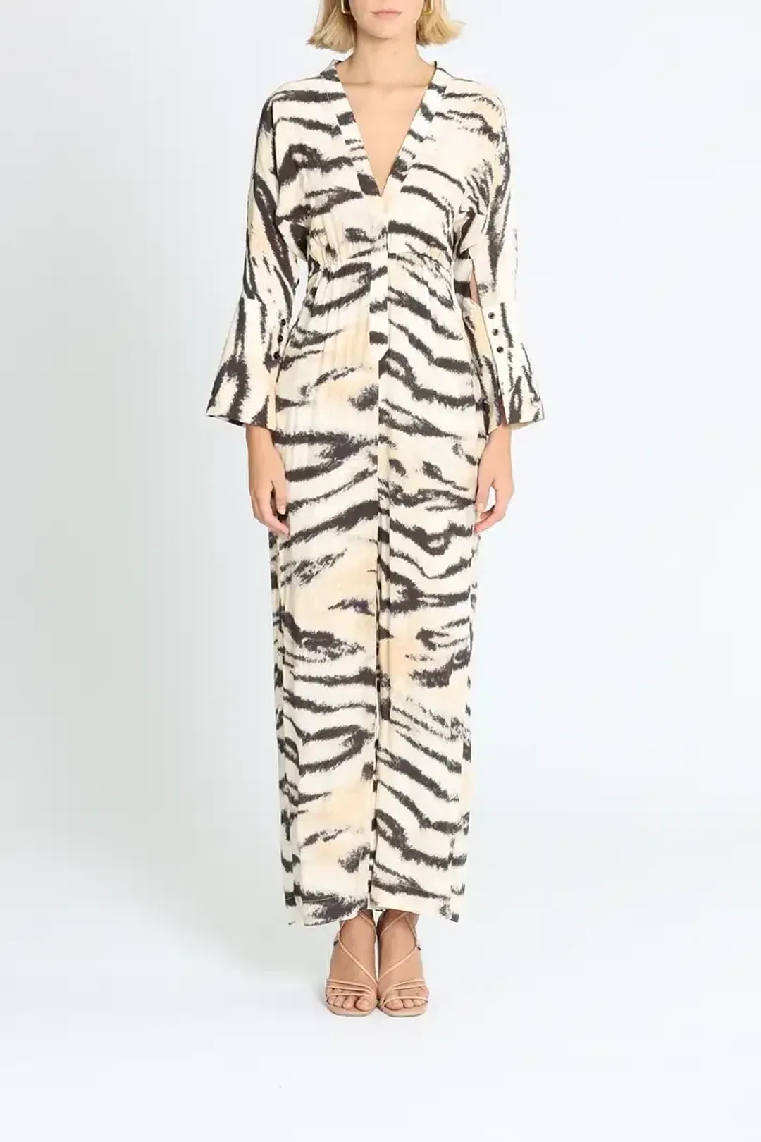 KITX Zebra Jumpsuit Animal Print Size 10 for rent on The Volte - main image
