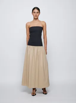 Anna Quan Amyra Dress Latte Size 4 for rent on The Volte - image 1
