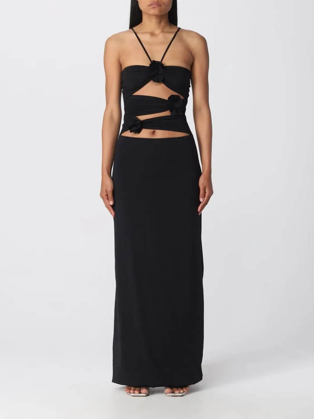 Maygel Coronel Veranera Midi Dress Black Size 8  for rent on The Volte - main image