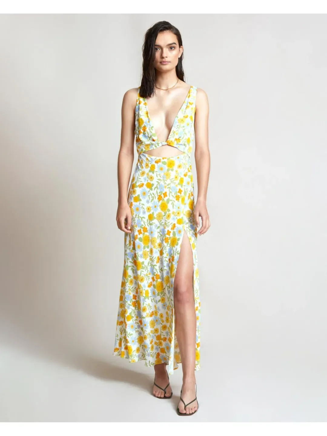 Bec & Bridge Cali Sun Maxi Dress Floral Size AU 6 for rent on The Volte - main image