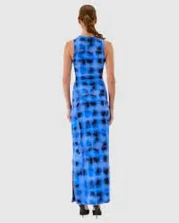 Suboo Shibori Twist Front Maxi Dress Blue Size XS/6 for rent on The Volte - image 2