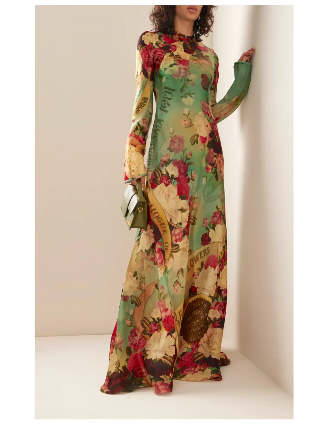 Zimmermann Wonderland Bias Slip Dress Floral Size 2 / AU 12 for rent on The Volte - main image