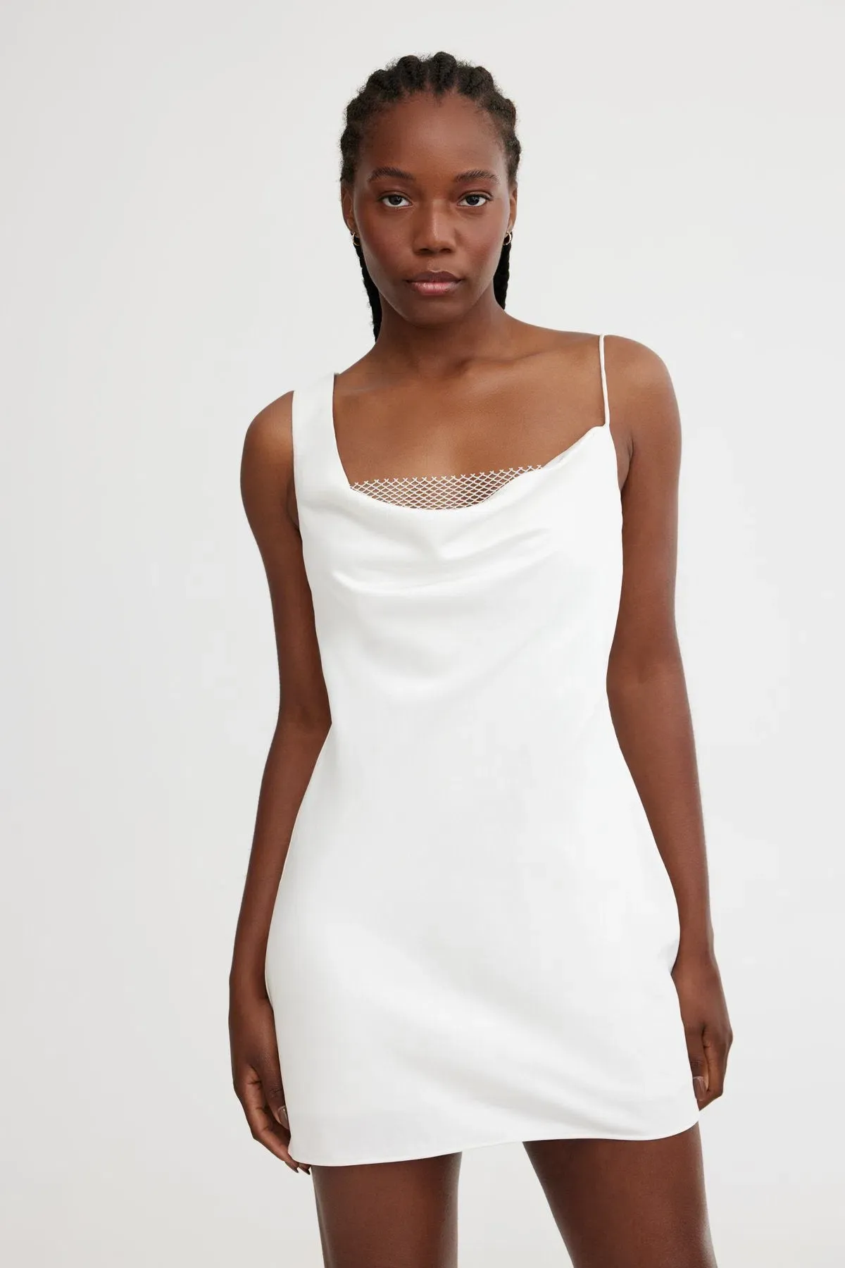 Significant Other Elodie Mini Dress Ivory Size 8  for rent on The Volte - main image