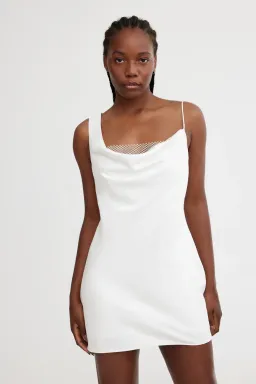 Significant Other Elodie Mini Dress Ivory Size 8  for rent on The Volte - image 1