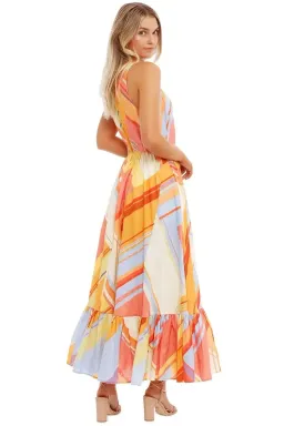 Leo Lin Macedonia Dress in Multi Size 8 for rent on The Volte - image 3