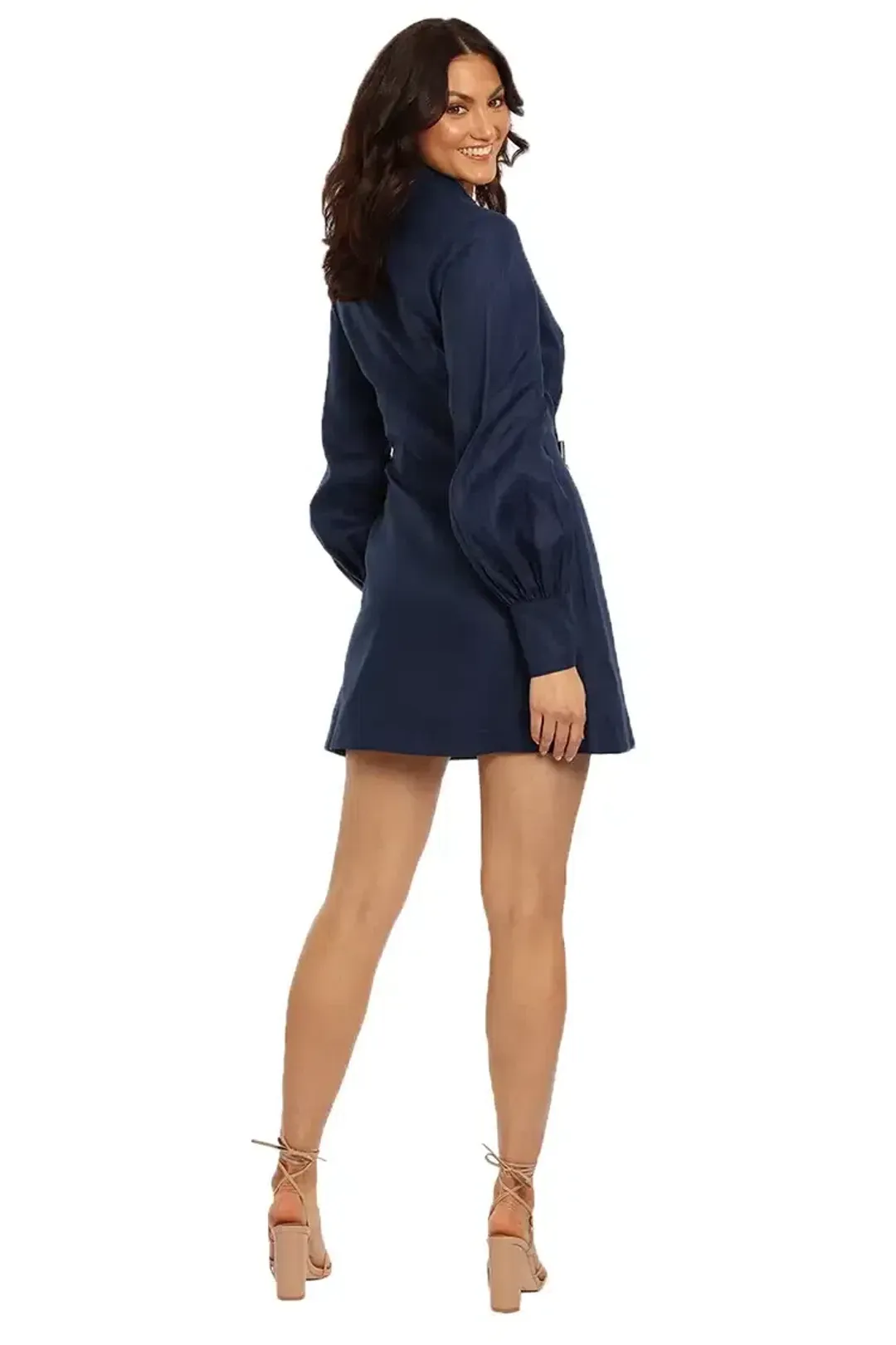 Leo Lin Luminous Mini Dress in Blue Size 10 for rent on The Volte - main image