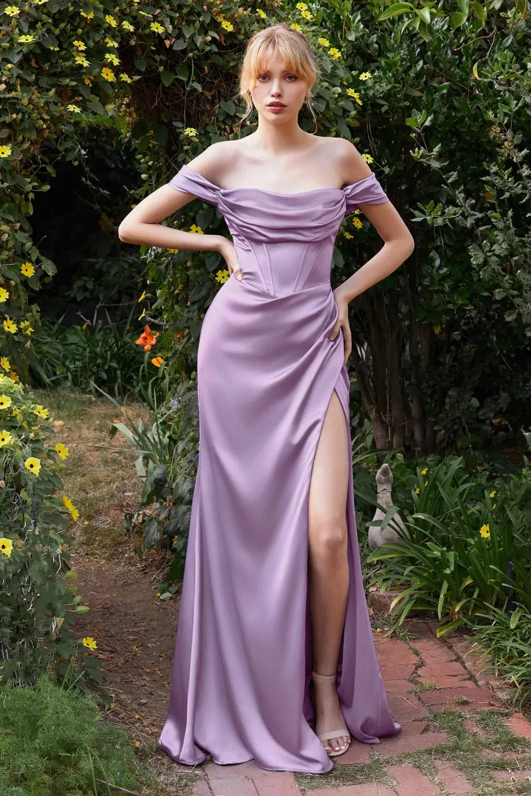 Cinderella Divine Villoni Boutique 7492 Lavender Size US 4  for rent on The Volte - main image