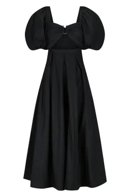 Shona Joy Mareva Midi Dress Black Size AU 12 for rent on The Volte - image 4