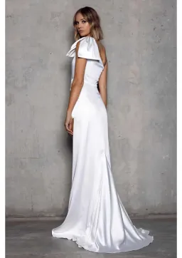Elle Zeitoune Lola Gown White Size AU 14  for rent on The Volte - image 3