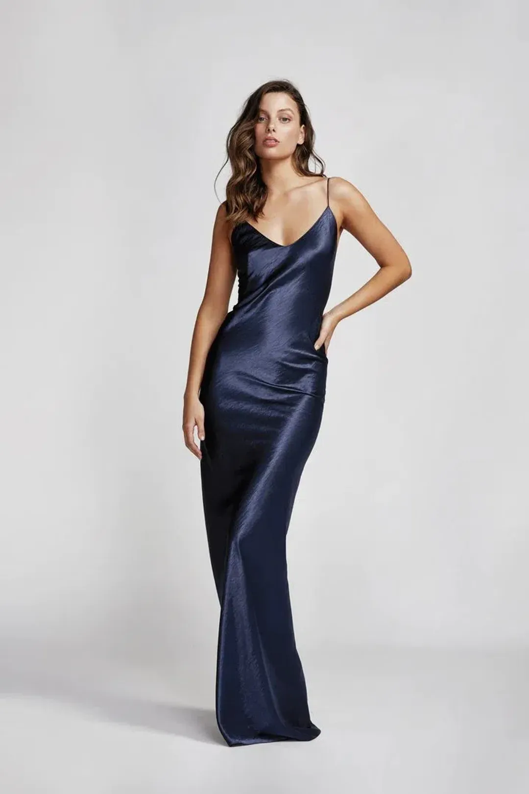 Lexi Camila Dress in Navy Size AU 10 for rent on The Volte - main image