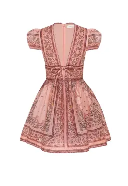 Zimmermann Matchmaker Structured Mini Pink Bandana Size 1 /  AU 10 for rent on The Volte - image 3