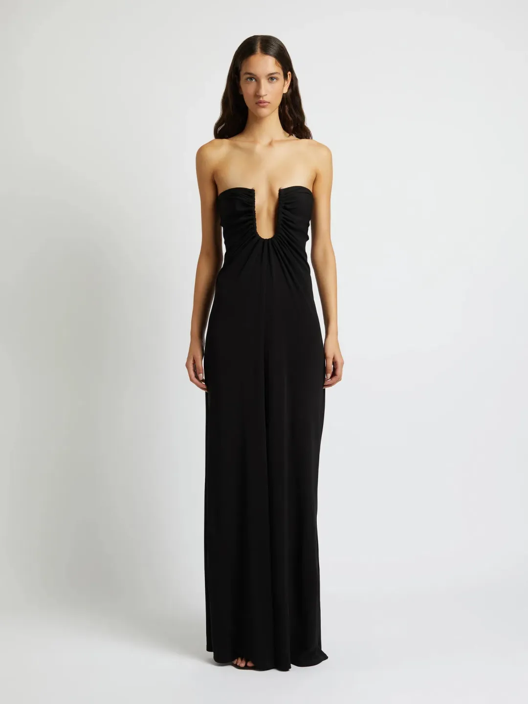 Christopher Esber Arced Palm Dress in Black Size S / AU 8 for rent on The Volte - main image