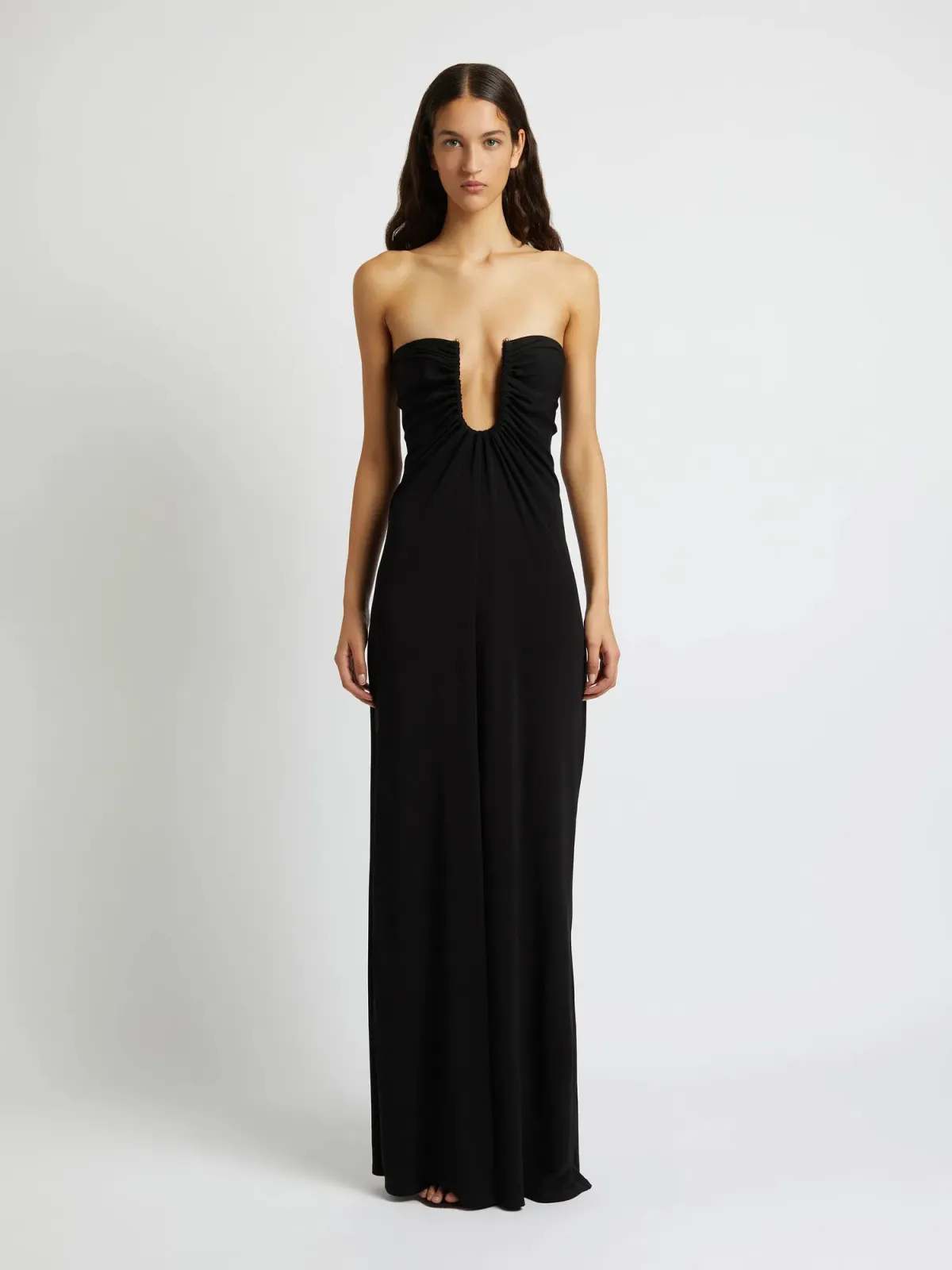 Christopher Esber Arced Palm Dress in Black Size S / AU 8 for rent on The Volte - main image