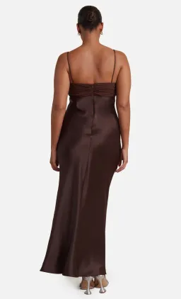 Bec & Bridge Julieta V Maxi Dress Brown Size 8  for rent on The Volte - image 2