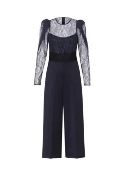 Camilla & Marc Harper Jumpsuit Navy Size 10 for rent on The Volte - image 4