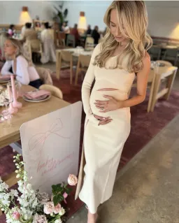 Sir the Label Manifesto Sleeve Midi Dress Yellow Size 10 for rent on The Volte - image 3